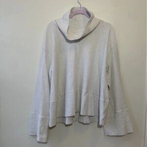 Lululemon Turtleneck Tunic Textured Ivory Pullover